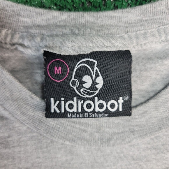 Vintage Kidrobot Shirt Doktor A Professor Teslastein Dunny Men's Medium Gray - Picture 5 of 9